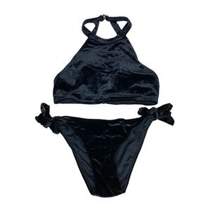 Ree Bees black velvet swimsuit